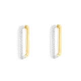 Pavé Rectangle Earrings