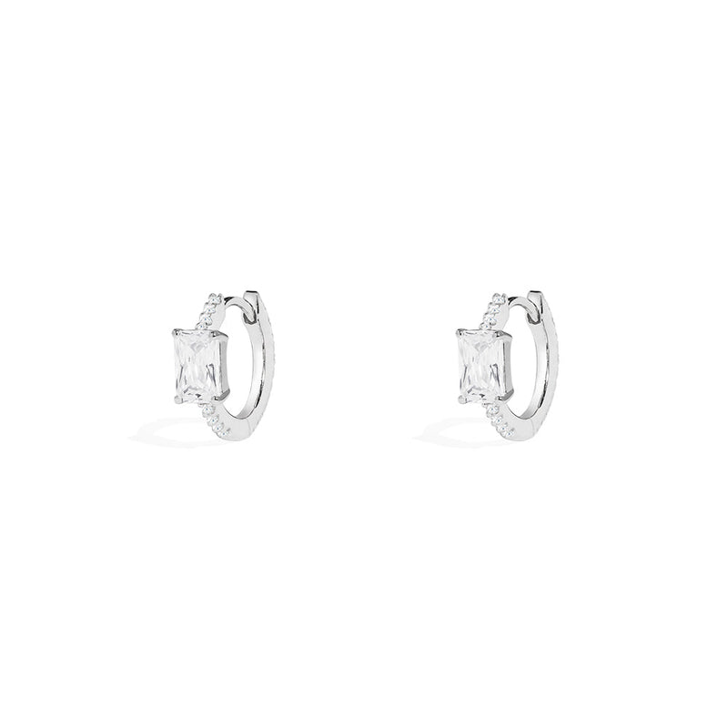 Éclat Pavé Hoop Earrings