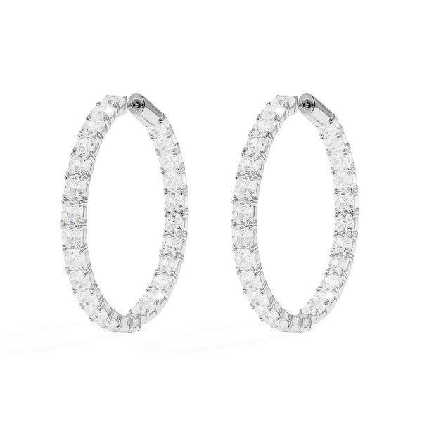 Large Square Hoop Earrings