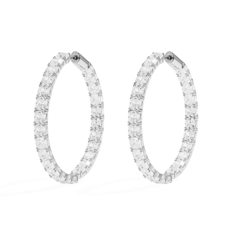 Large Square Hoop Earrings