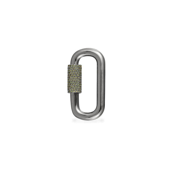 Khaki Chain Link (Clippable) -  Dark Grey Silver