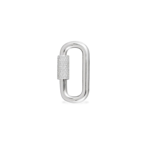 White Chain Link (Clippable) -  White Silver