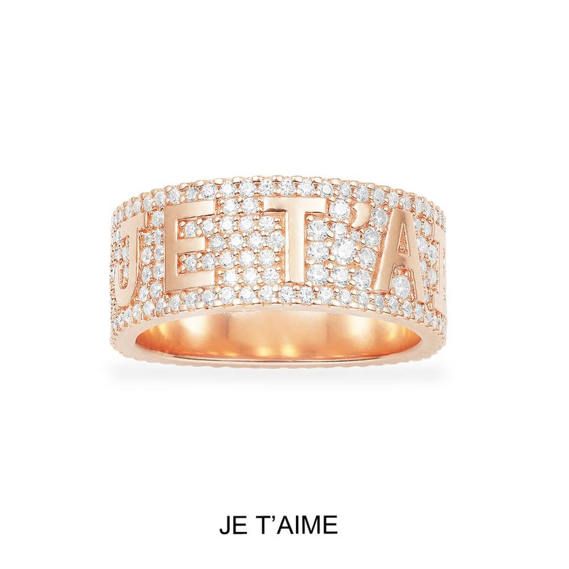 JE T'AIME Ring