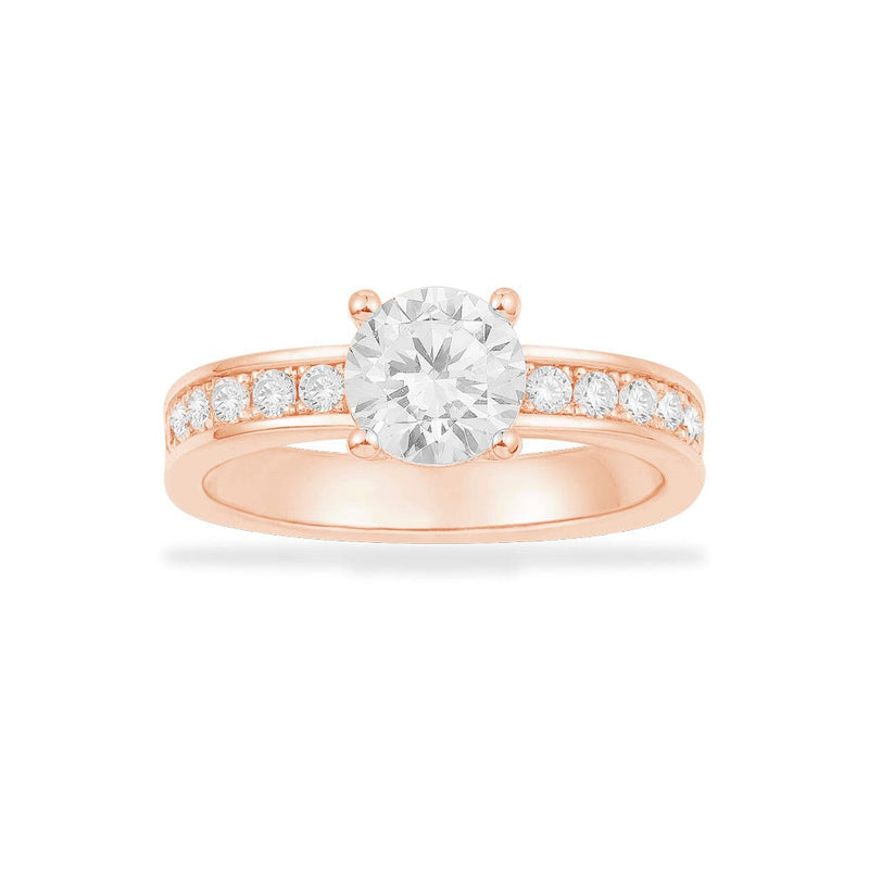 Pavé Ring with Round Zirconia