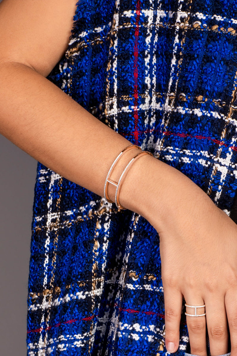 Double Line Paved Open Cuff