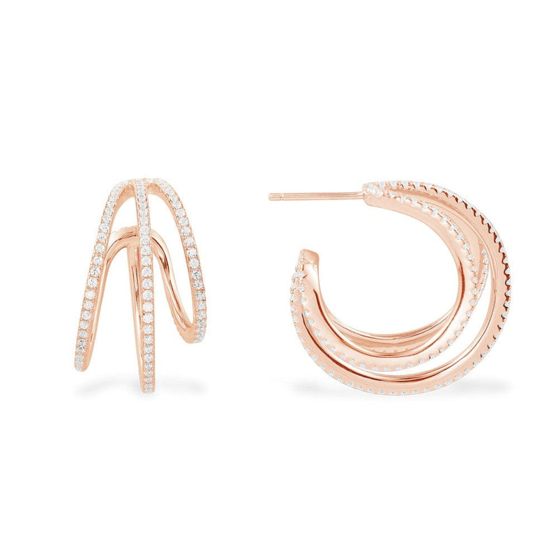 Triple Hoop Earrings