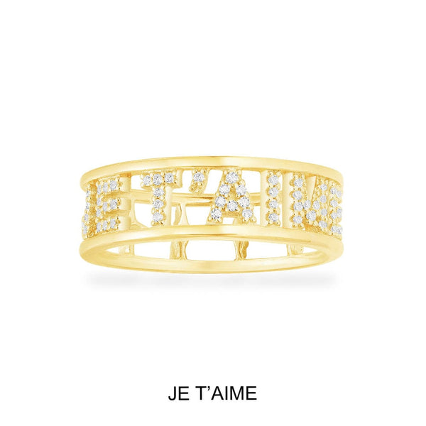 JE T'AIME Ring