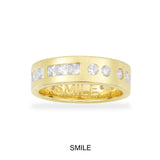 SMILE Morse Code Ring