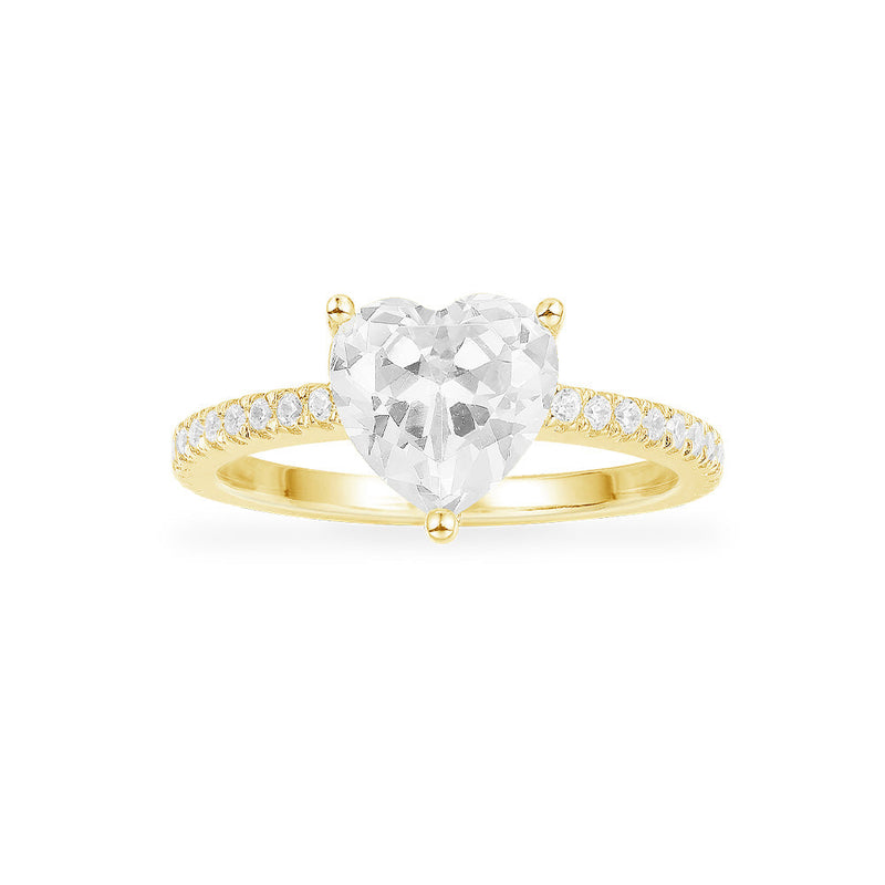 Heart Pavé Ring