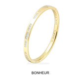 BONHEUR Morse Code Bangle