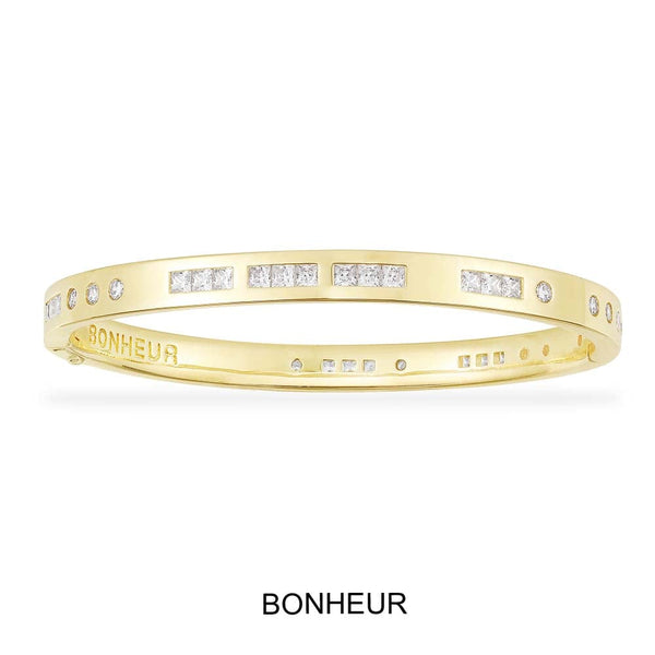 BONHEUR Morse Code Bangle