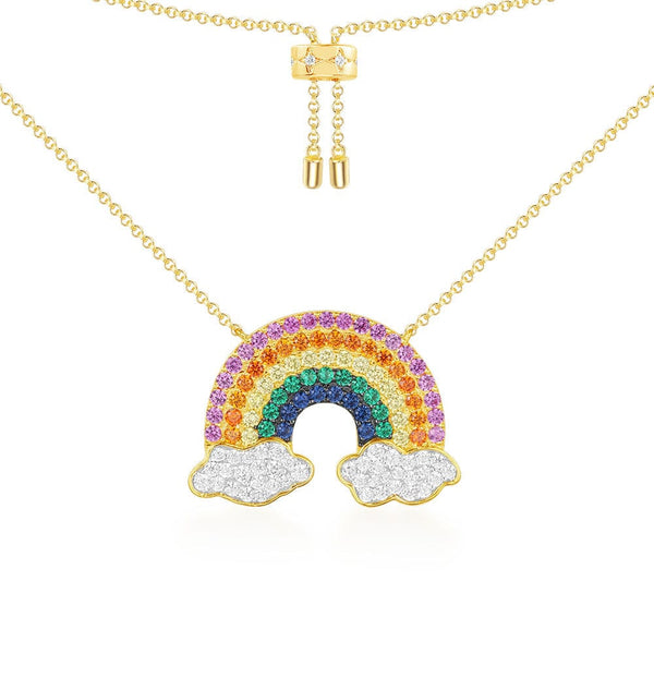 Rainbow Adjustable Necklace