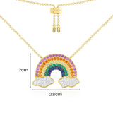 Rainbow Adjustable Necklace