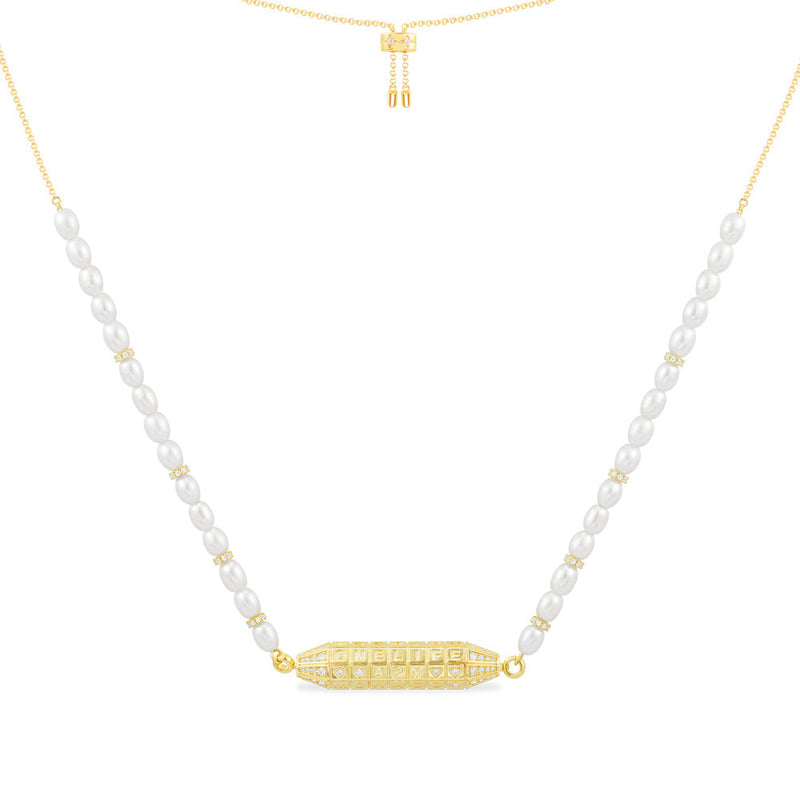 Codex Pearl Adjustable Necklace