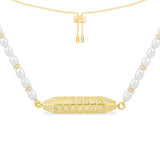 Codex Pearl Adjustable Necklace