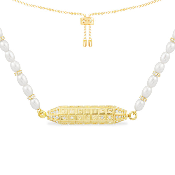 Codex Pearl Adjustable Necklace