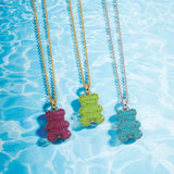 Valentin Yummy Bear (CLIPPABLE) Adjustable Necklace