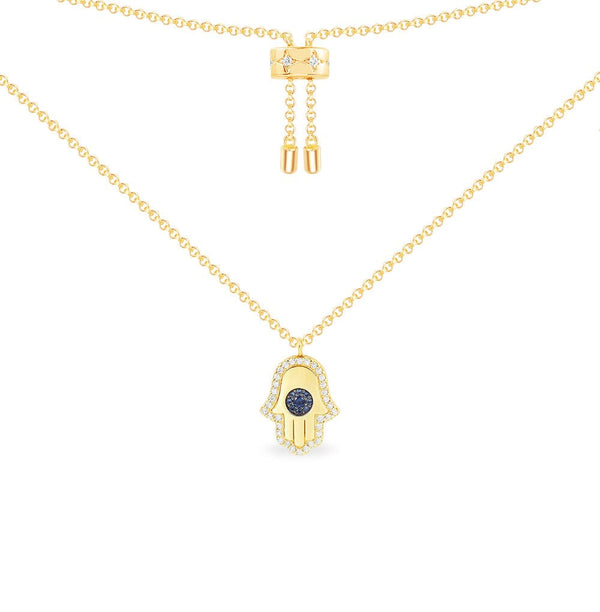 Hamsa Adjustable Necklace