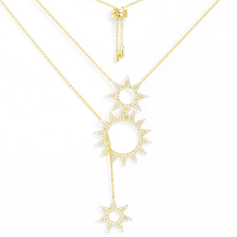 Sun Adjustable Double-Chain Necklace