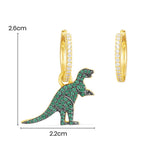 Small Asymmetric Rexy Earrings