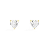 Heart Stud Earrings