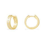 LOVE Morse Code Hoop Earrings