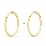 Pavé Hoop Earrings