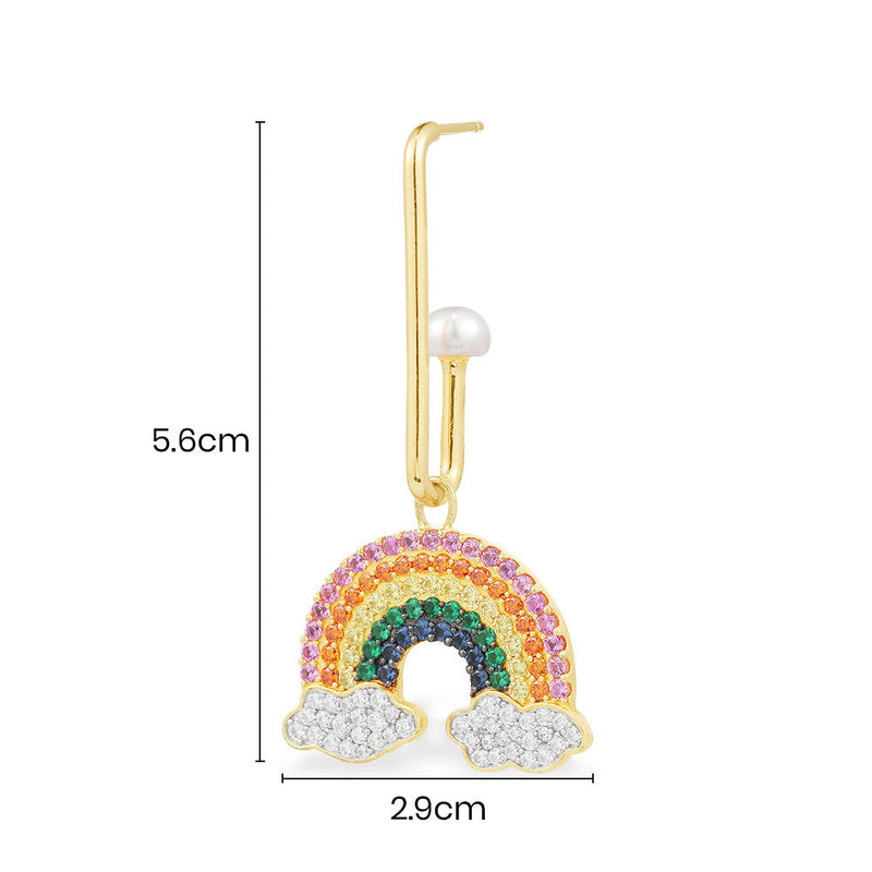 Single Rainbow Earring