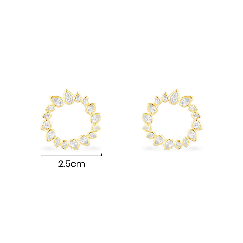 Small Sun Earrings