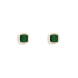 Malachite Stud Earrings