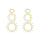 Long Sun Earrings