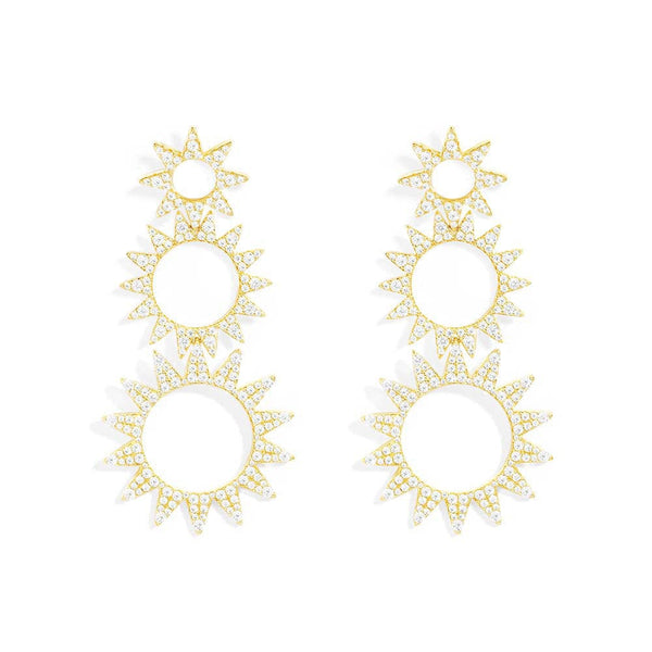 Long Sun Earrings