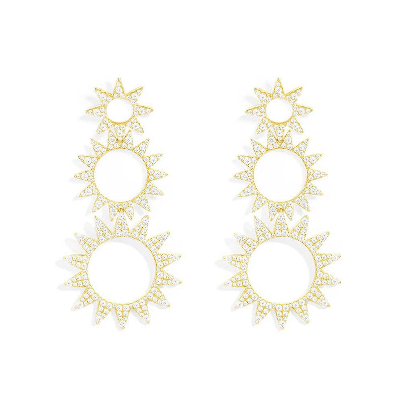 Long Sun Earrings