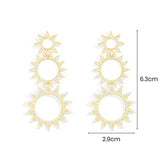 Long Sun Earrings