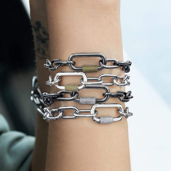 Chain Bracelet - White Silver