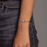 APM Monaco Chain bracelet in white silver