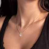 APM Monaco Moon Necklace in white silver