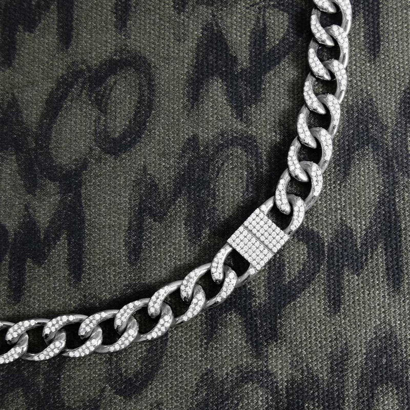 White Chain necklace - White Silver