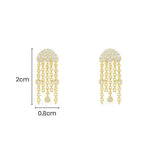 Jellyfish Earrings - Yellow Silver